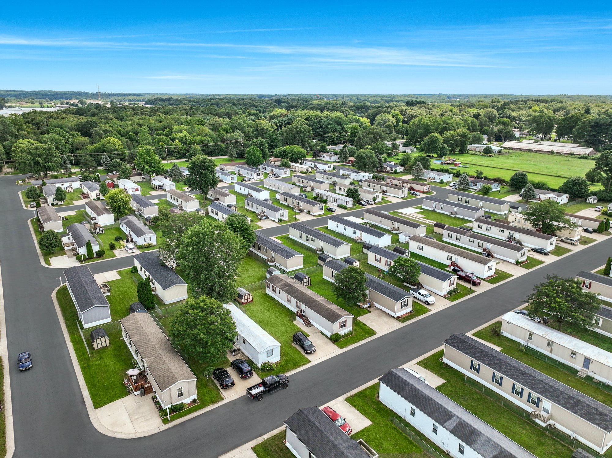 A vibrant manufactured home community