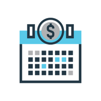 Paid Time Off Calendar Icon