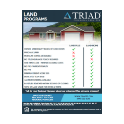 Land Programs Comparison
