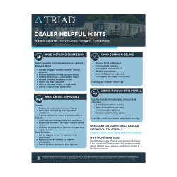 dealer helpful hints