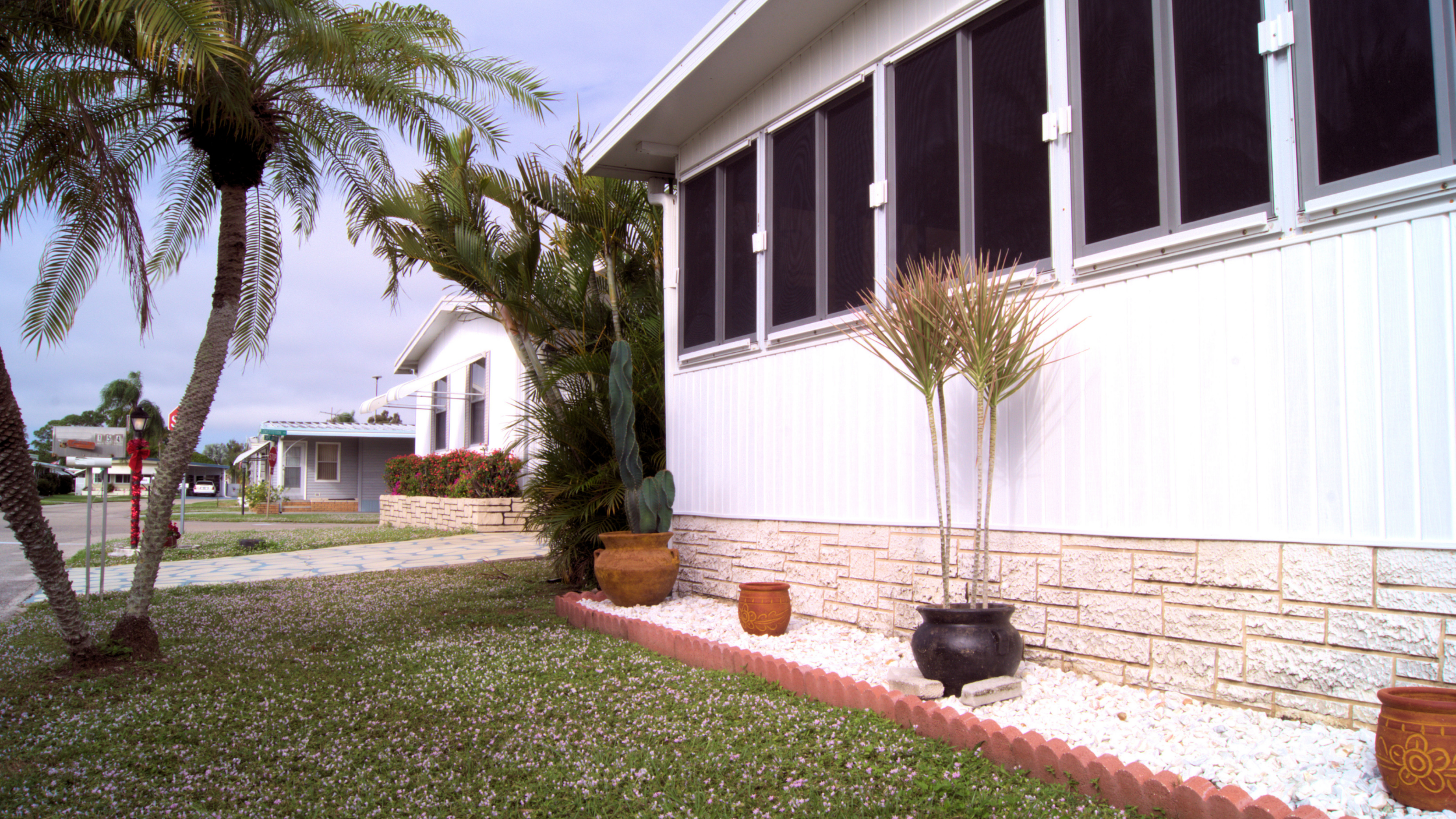 mobile home faux block Skirting