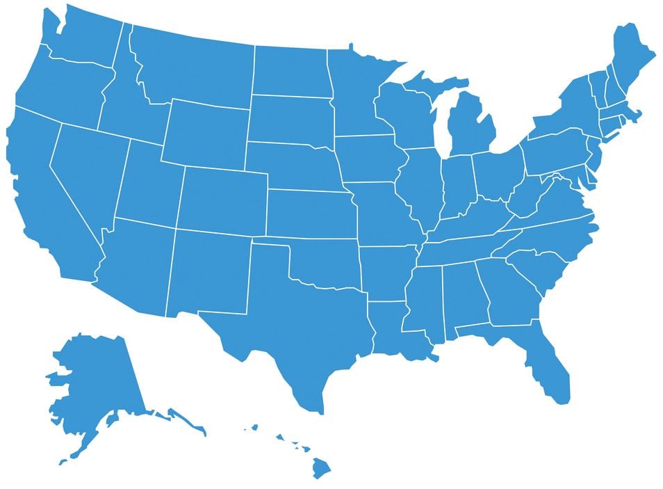 United States map